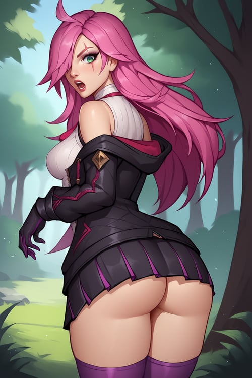 Battle Academia Katarina (LoL) - Comission LoRA Po by KillerUwU13_AI on Tensor.Art