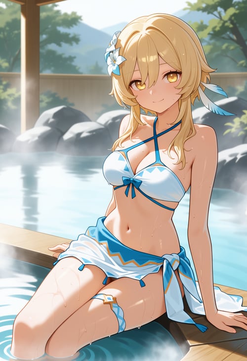 Lumine / Female Traveler | Genshin Impact by Min on Tensor.Art
