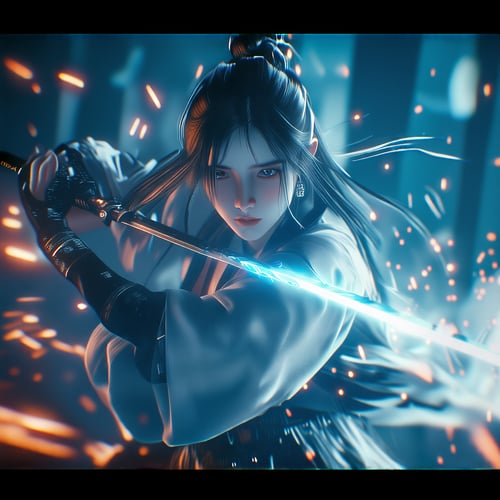 剑舞sd3 by milk on Tensor.Art