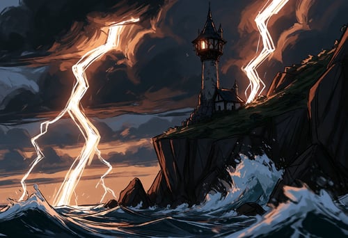 dndstyle — D&D fantasy illustration by inknoir on Tensor.Art