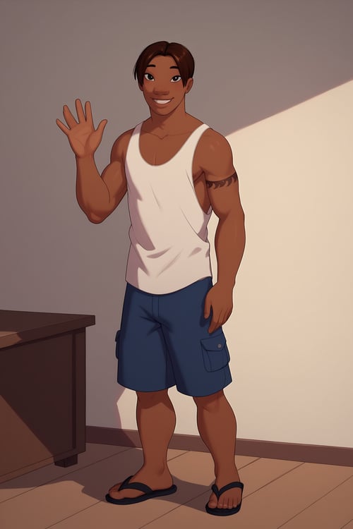 David Kawena (Lilo & Stitch) - Comission LoRA Pony by KillerUwU13_AI on Tensor.Art