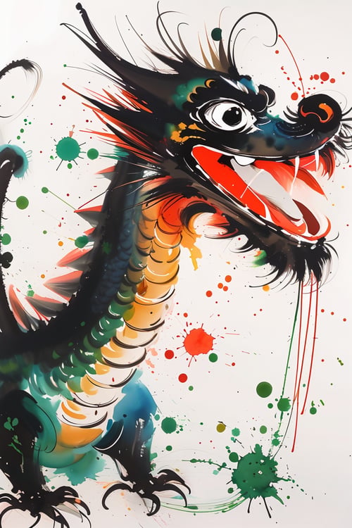 当水墨遇上水彩 by tensorxy on Tensor.Art
