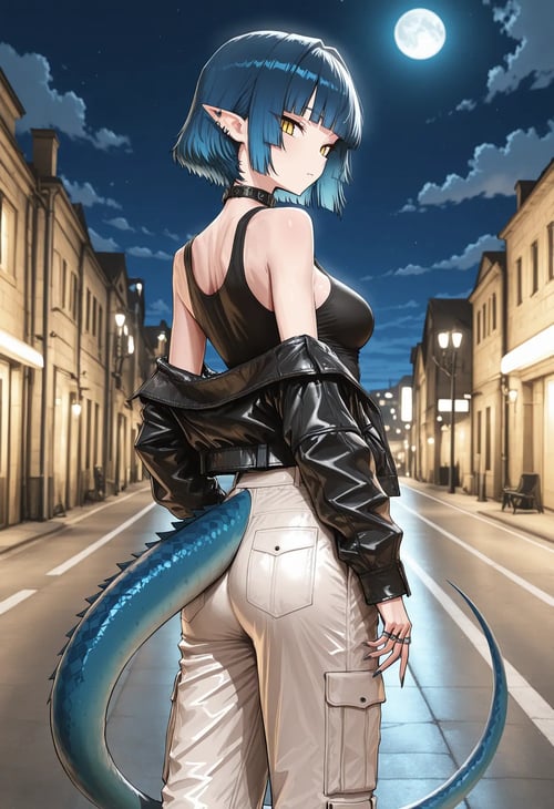 Zjt925 leather pants by reprinter on Tensor.Art