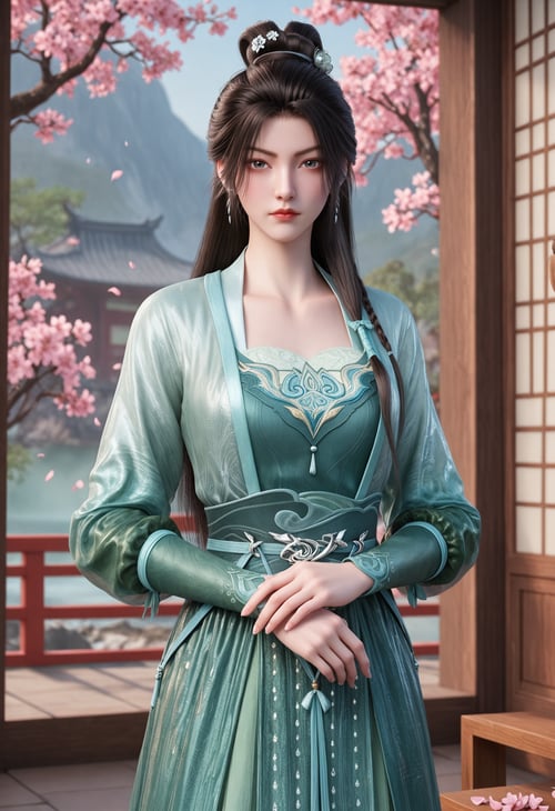 李柳 镜头太少,面部还原稍弱-国漫-Illustrious光辉 by 云落 on Tensor.Art