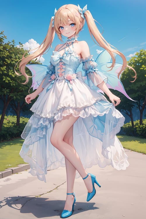 Lolita Butterfly Dress 洛丽塔裙子 | lo裙 - i1998 by Ttan on Tensor.Art