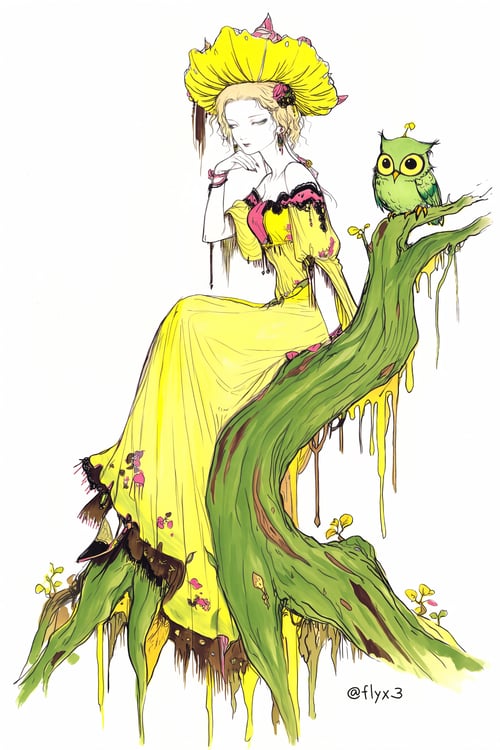 [Anima] Yoshitaka Amano/天野喜孝，最终幻想/FINAL FANTASY by flyx3 on Tensor.Art