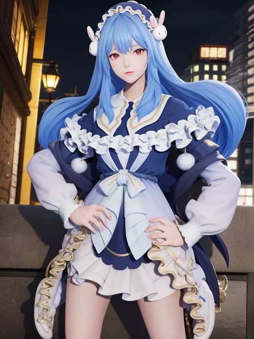 王者荣耀_嫦娥_暖冬·兔眠_Honor of kings_Chang'E by 很有精神的森下下士 on Tensor.Art