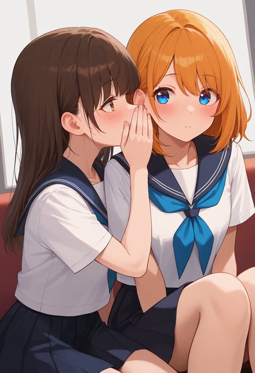 (IL Pose) Whispering in Ear | 悄悄话 耳语 by Akiseki on Tensor.Art