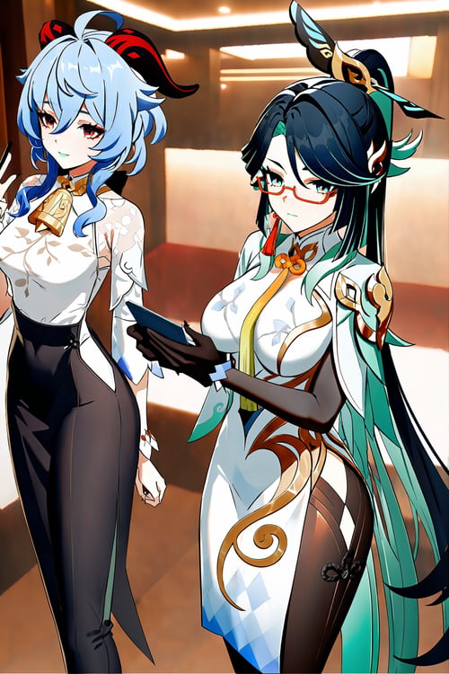 (A3|Pony|Kohaku)SDXL_Lora-仙人师徒仨(全服装):闲云&申鹤&甘雨-原神 by Tangerboom on Tensor.Art