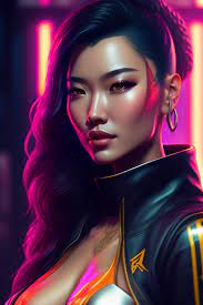 Cyber Anime Girl by ArivSan on Tensor.Art