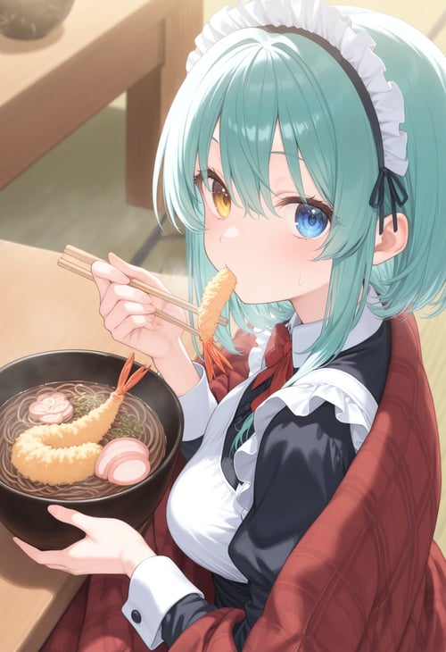 soba / shrimp tempura / 年越しそば / 天ぷらそば / 大晦日 / 蕎麦 by nnk245 on Tensor.Art