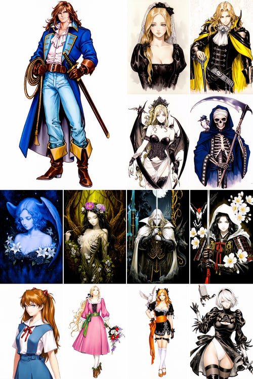 [Anima] Ayami Kojima/小岛文美，Castlevania/恶魔城:月下夜想曲 by flyx3 on Tensor.Art