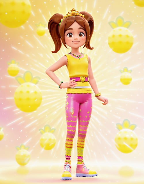 Princess Power Penny Pineapple  by ND97 on Tensor.Art