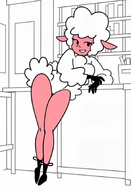 Leggy lamb Minus8/Beep Beep beep I'm a sheep style by CliffJumper on Tensor.Art