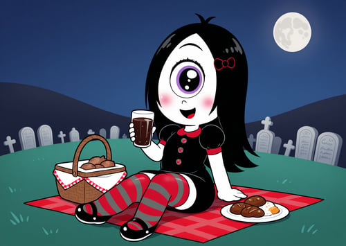 Iris (Ruby Gloom) by Uruha Homura (March7th) on Tensor.Art