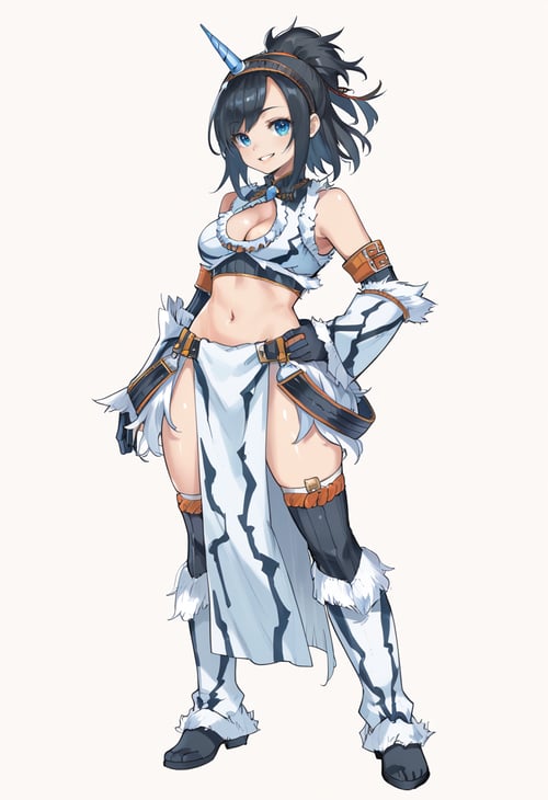 Monster Hunter-Goushu Kirin Armor (キリン-ブリッツ装備)pony by miaomiao on Tensor.Art