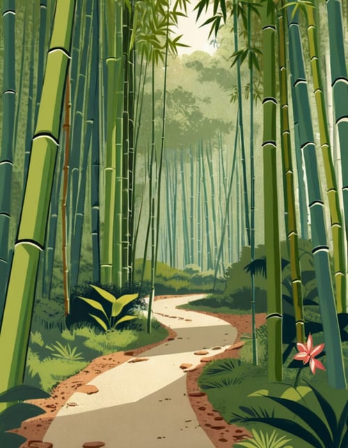 Mid-Century Cartoon Style by inknoir on Tensor.Art
