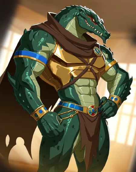 Sobek (Egyxos) (NoobAI) (AD) by user_720431629750874608 on Tensor.Art