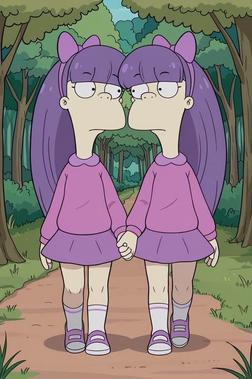 Sherri and Terri (The Simpsons) by Artificial_ignorance on Tensor.Art