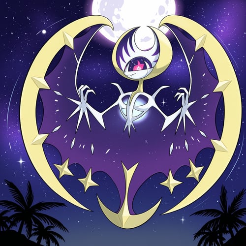 Lunala (Pokemon) [illustrious] by Aswoll on Tensor.Art
