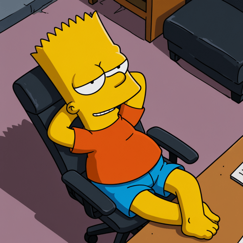 Bart Simpson & Milhouse Van Houten by ShoOmoeru on Tensor.Art
