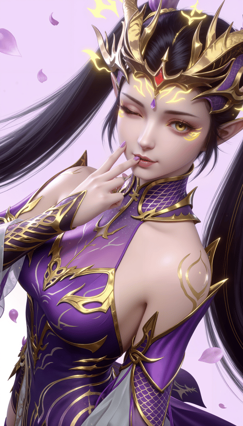 DJ_紫妍-新建模-龙皇-斗破苍穹 by DJ大江东去 on Tensor.Art