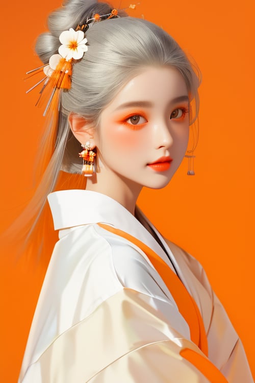 厚涂风小清新美女写真 by milk on Tensor.Art