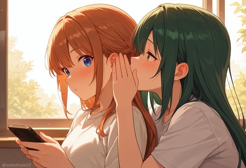(IL Pose) Whispering in Ear | 悄悄话 耳语 by Akiseki on Tensor.Art