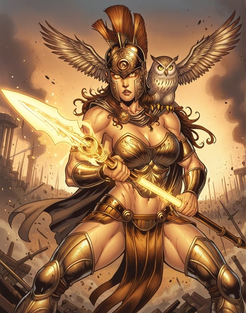 Athena from wonder woman (DC comic) by lambl on Tensor.Art