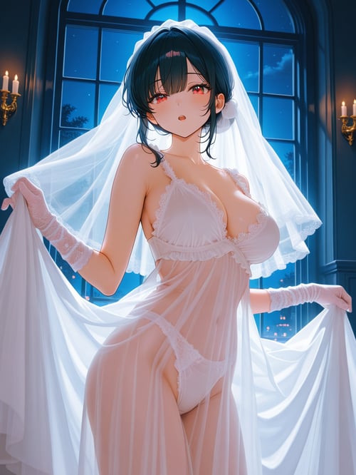 Sexy lace wedding dress 2 by luxiaoai on Tensor.Art
