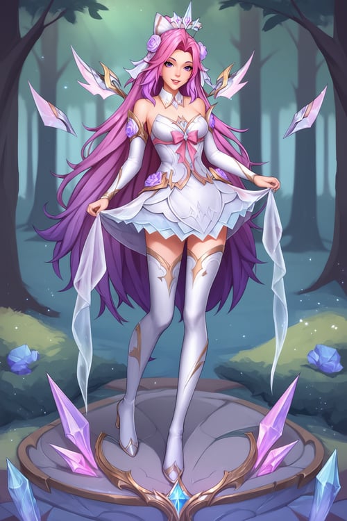 Crystal Rose Seraphine (League of Legends) - Comis by KillerUwU13_AI on Tensor.Art