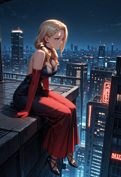 Sasha Necron (The Misfit of Demon King Academy) by Ttan on Tensor.Art