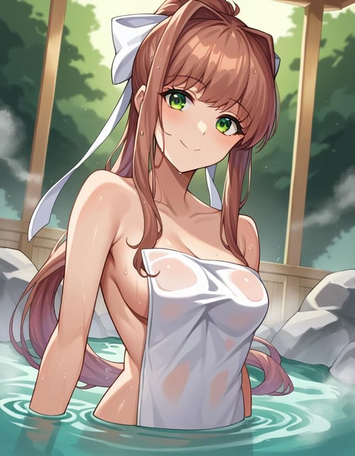 Monika - Doki Doki Literature Club by Sol Eternelle on Tensor.Art