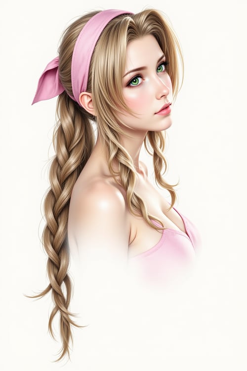 Aerith Gainsborough SoloLoRA by Solo on Tensor.Art
