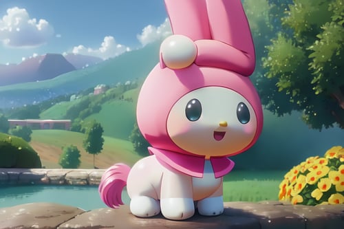 Hello Kitty, My Melody, Kuromi - Main Sanrio Chara by ArtyEmolga (OLD) on Tensor.Art