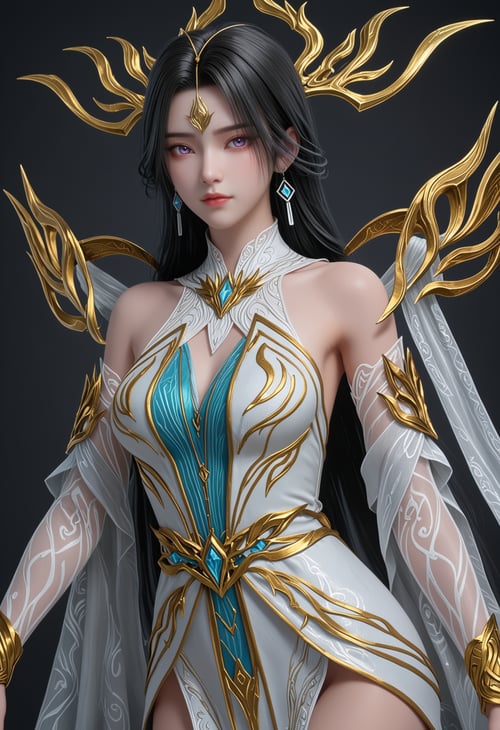 清衍静 可卸面纱 但面部无原片素材-国漫-pony by 云落 on Tensor.Art