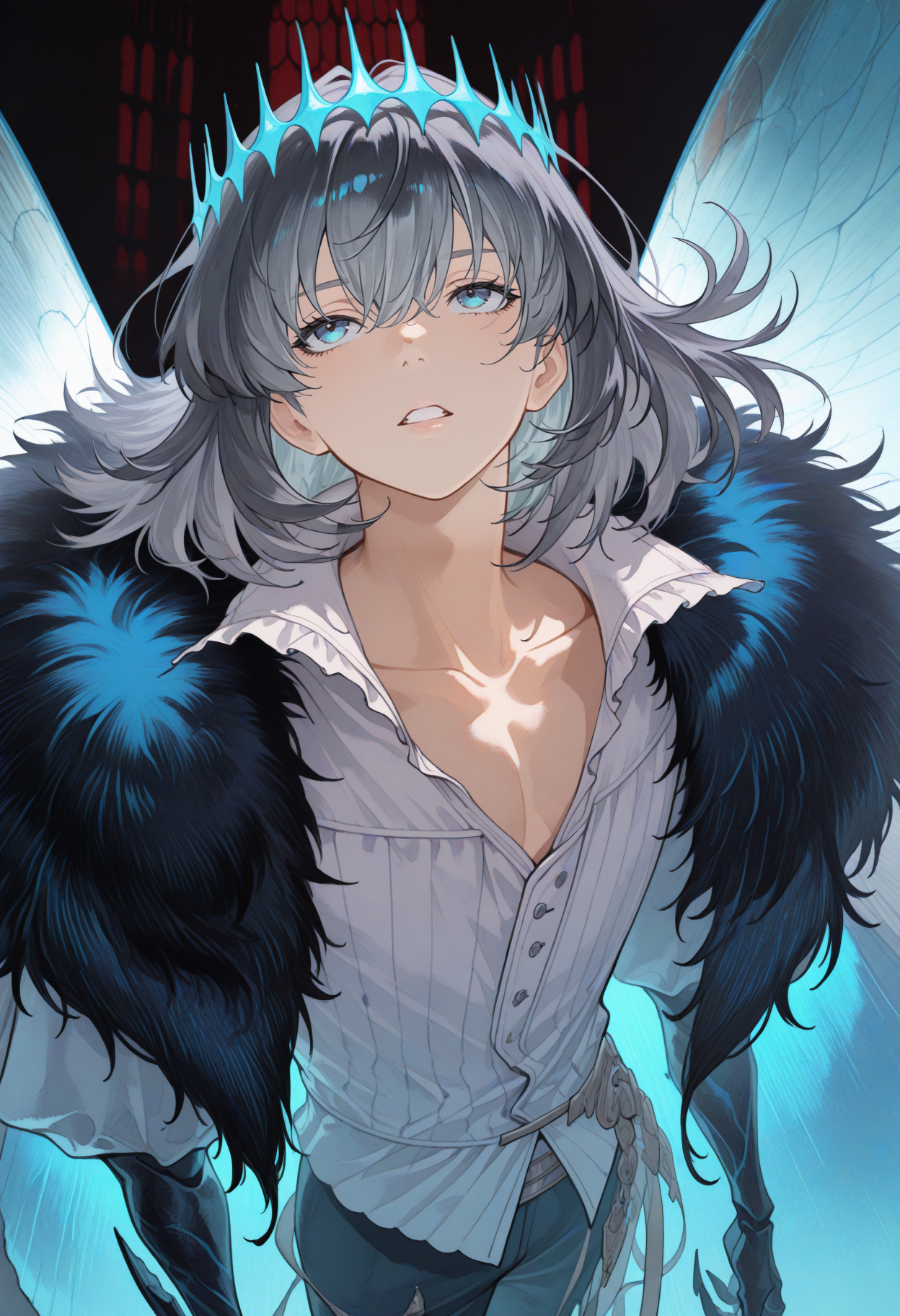 Silver and Blood CG artstyle by Pio on Tensor.Art