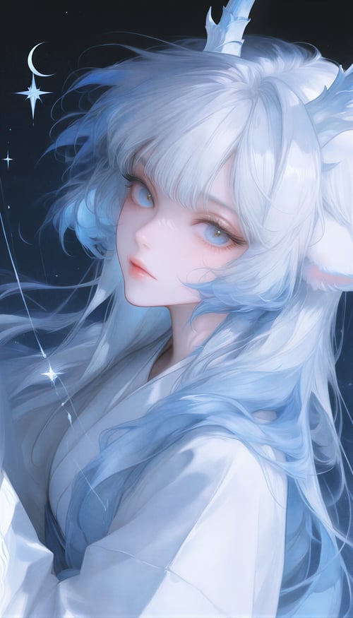 White Moon by Shuriko on Tensor.Art