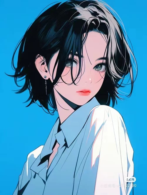克莱因风格头像 by 于修 on Tensor.Art