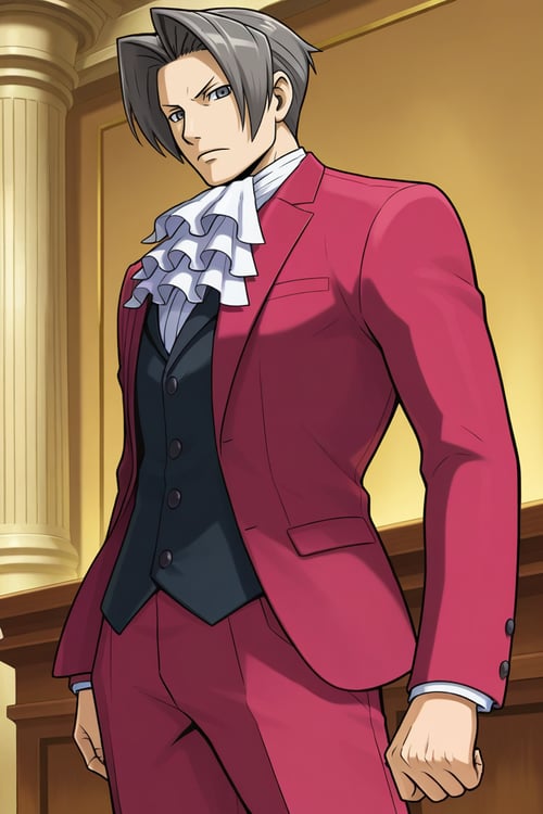 Miles Edgeworth (Ace Attorney) by IkemenAddictAi on Tensor.Art