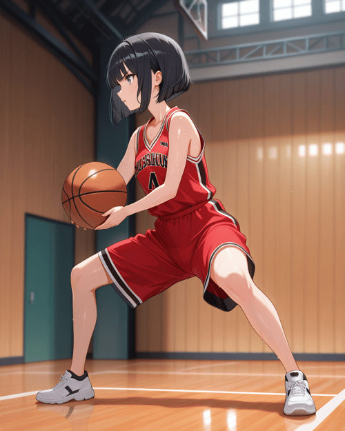 Wide Squat / Spread Legs Pose by Min on Tensor.Art