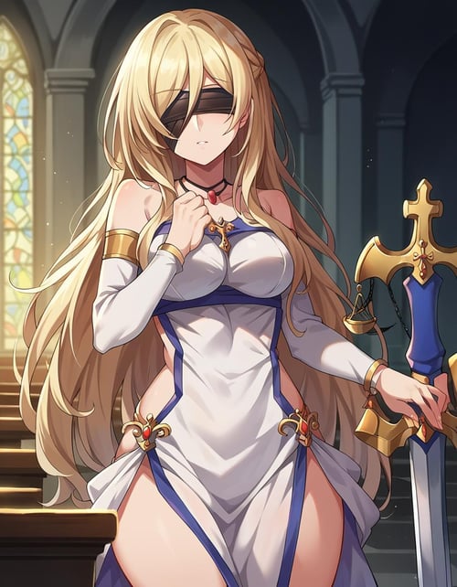 Pout Maiden / Sword Maiden by Golden Sky NEET on Tensor.Art