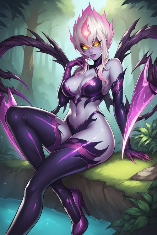 Evelynn (LoL) _ Comission LoRA PonyXL [NSFW Suppor by KillerUwU13_AI on Tensor.Art