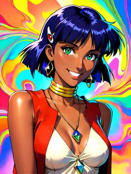 ill炫彩荧光插画动漫celeShine by Tianchimp on Tensor.Art