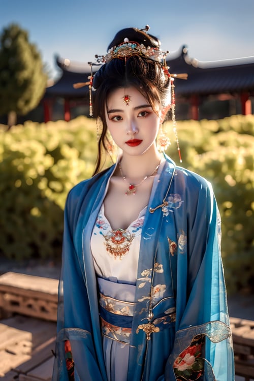 花丛中的古风美女 by tensorxy on Tensor.Art