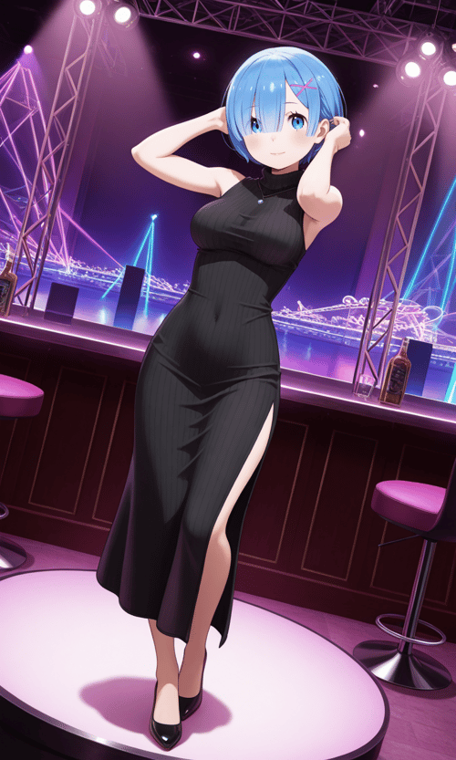 Tight dress v1 - Concept by reprinter on Tensor.Art