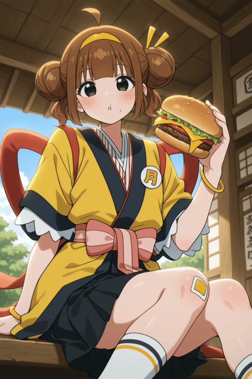 Imadake Tsukimi Tabemi いまだけ月見食べ美 by Ttan on Tensor.Art