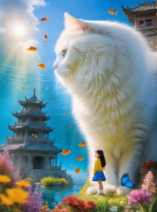 large white cat by Jiudy on Tensor.Art