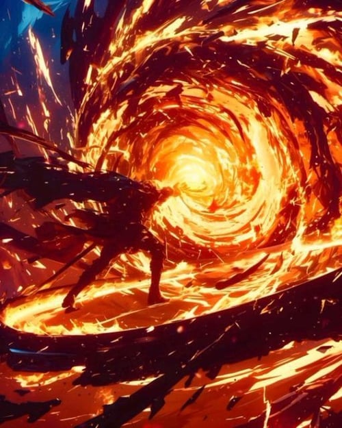 Fire Flame - Solar Inferno Arcane Style by Irman Franklin on Tensor.Art