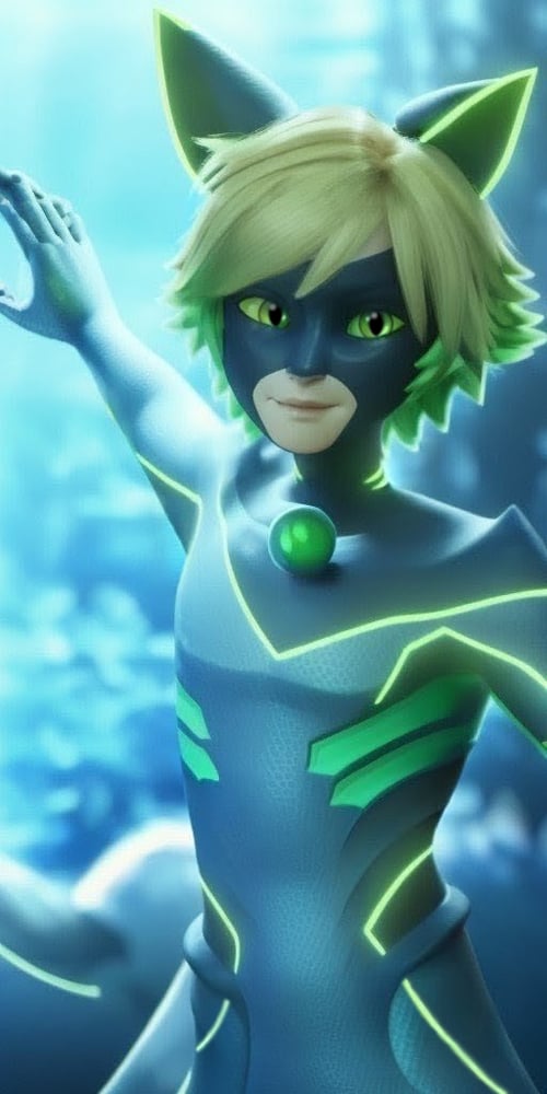 Aqua Noir S6, Ladybug, Miraculous, SD1.5 by Tetete on Tensor.Art